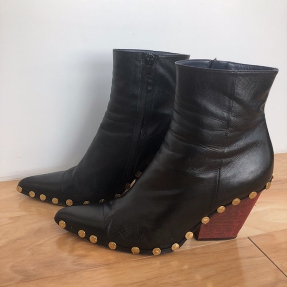 celine studded boots